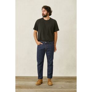 CQY Blue Straight Selvedge Denim Pants Trousers Jeans   Mens Size 32